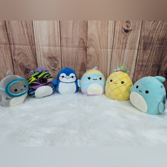 Set of 6 squishmallows all about 5-6” NWT - Picture 1 of 8
